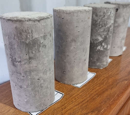 Corpos de prova de concreto