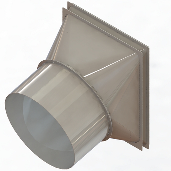Peça hidromecânica modelada no SolidWorks
